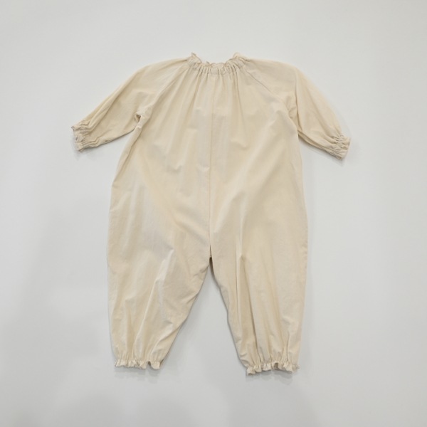 【25FW】フリル ロンパース / アイボリー