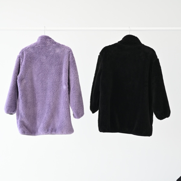 【25FW】ファー プルオーバー / ブラック