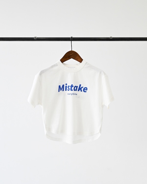 【26PS】Mistake Tシャツ / ホワイト