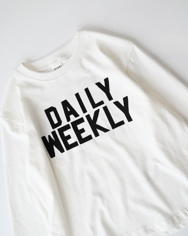 【セカンド】DAILYロングＴシャツ / オフホワイト