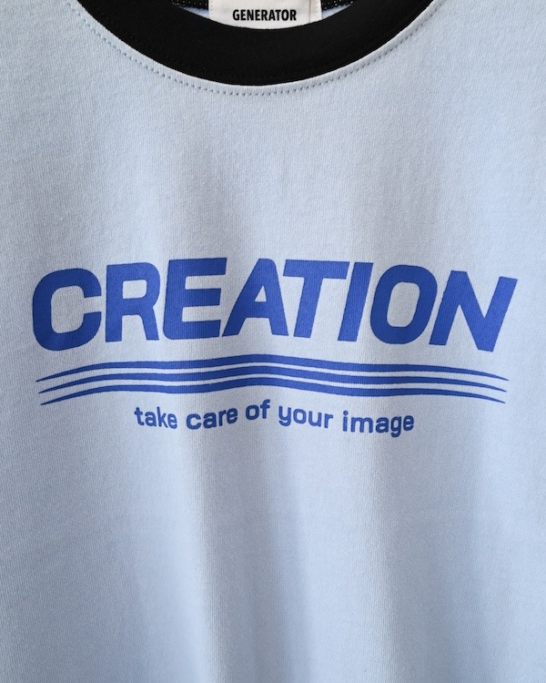 【ジェネレーター】CREATION Tシャツ / ブラック