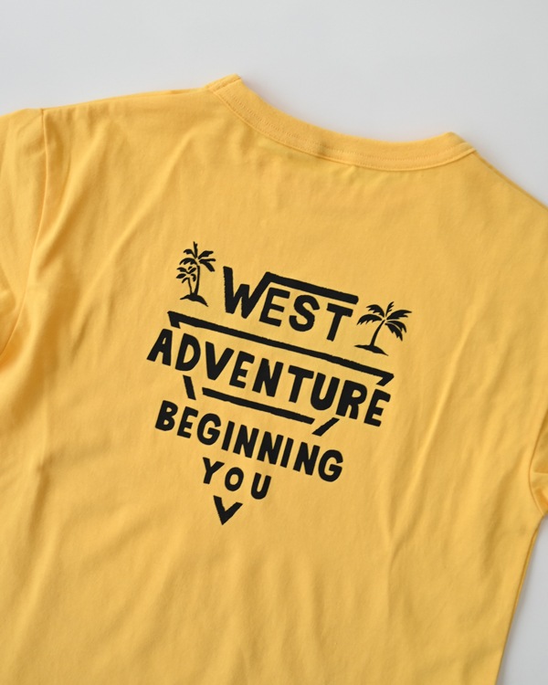 【セカンド】WEST ADVENTURE Tシャツ / イエロー