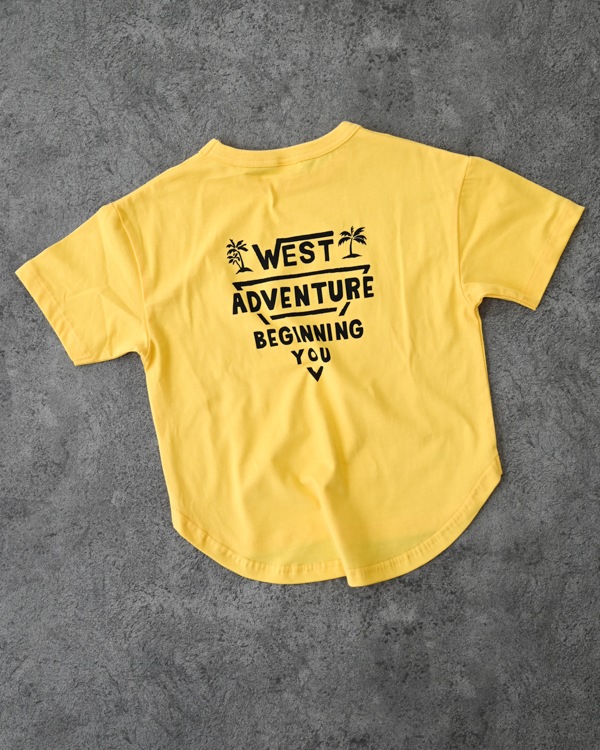 【セカンド】WEST ADVENTURE Tシャツ / イエロー