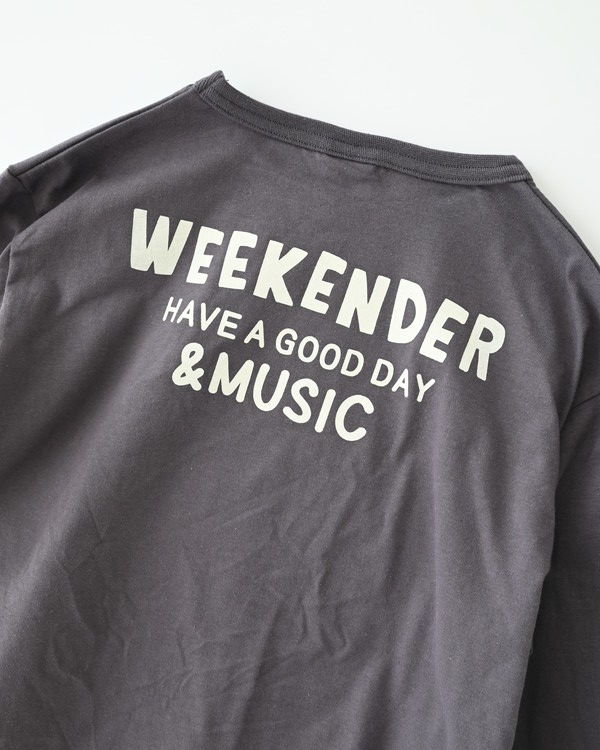 【セカンド】MUSIC ロングTシャツ / チャコールグレー