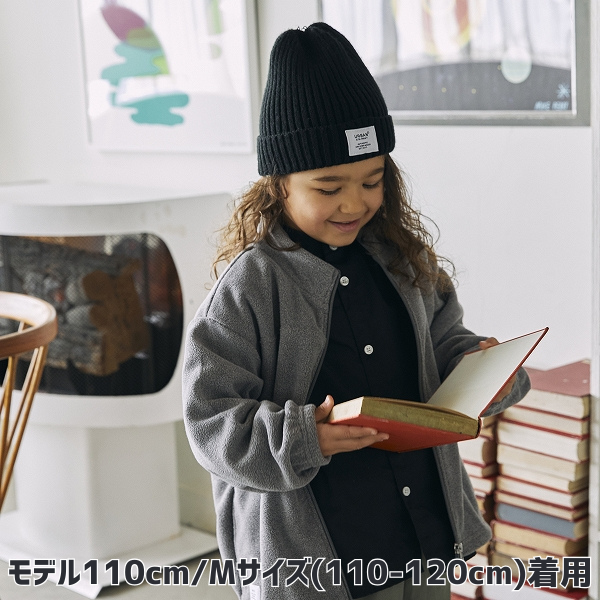 【25FW】フリーススタンドカラーJK / 杢グレー