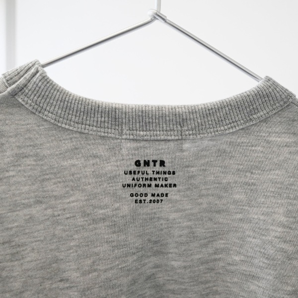 【25FW】HOWHAVE トレーナー / チャコールグレー