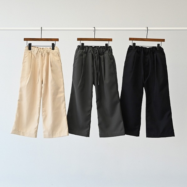 【25FW】ワイドフレアパンツ / ブラック