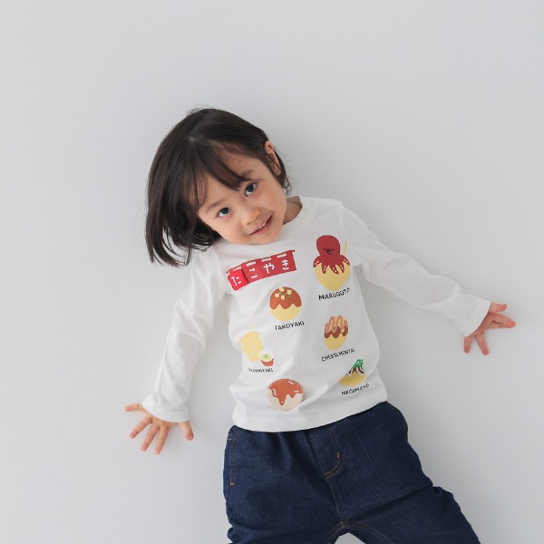 【25FW】たこ焼き ロングTシャツ / オフホワイト