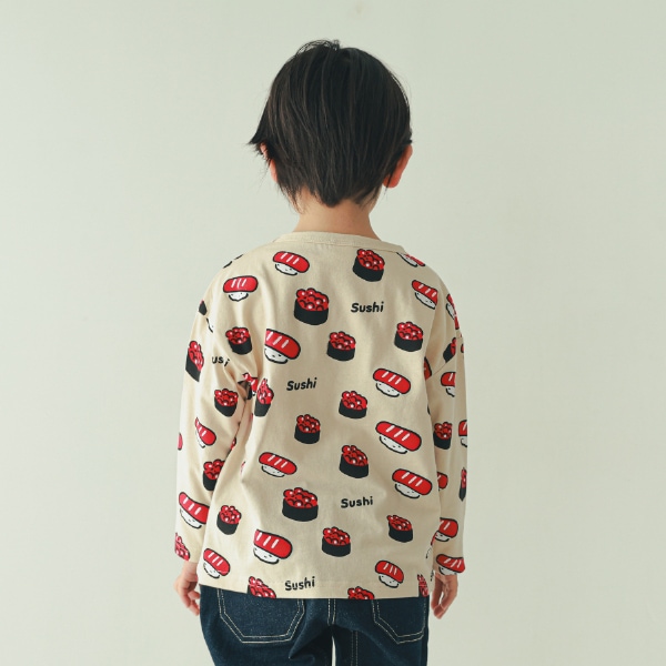 【25FW】お寿司 ロングTシャツ / アイボリー