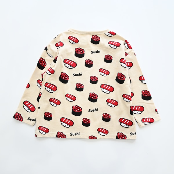 【25FW】お寿司 ロングTシャツ / アイボリー