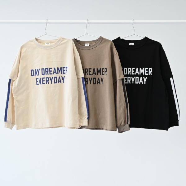 【25FW】DAY DREAMER ロングＴシャツ / ベージュ