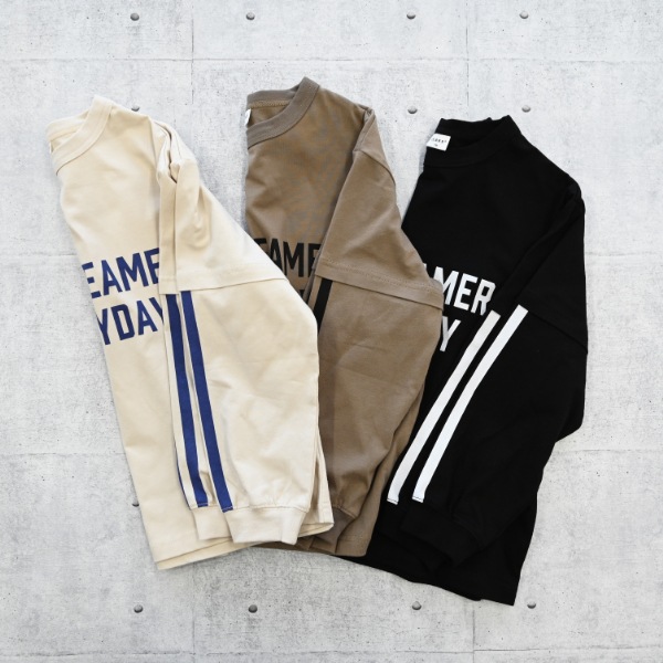 【25FW】DAY DREAMER ロングＴシャツ / ベージュ