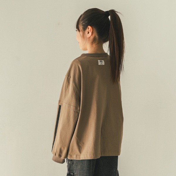 【25FW】DAY DREAMER ロングＴシャツ / ベージュ