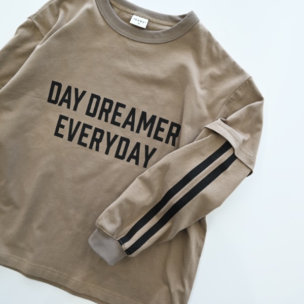 【25FW】DAY DREAMER ロングＴシャツ / ベージュ