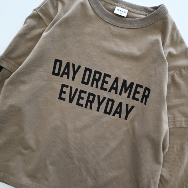 【25FW】DAY DREAMER ロングＴシャツ / ベージュ