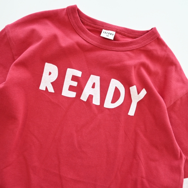 【25FW】ライン コクーンワンピース / レッド