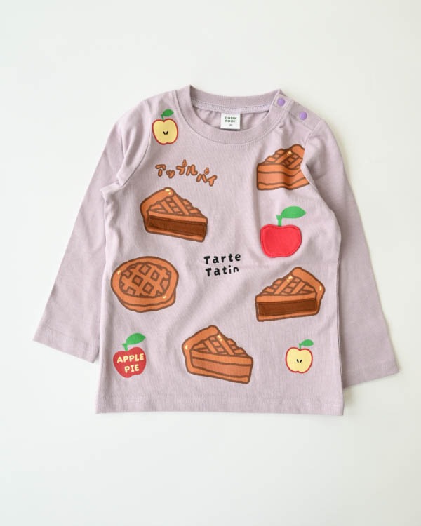 【26PS】アップルパイロングＴシャツ / ラベンダー