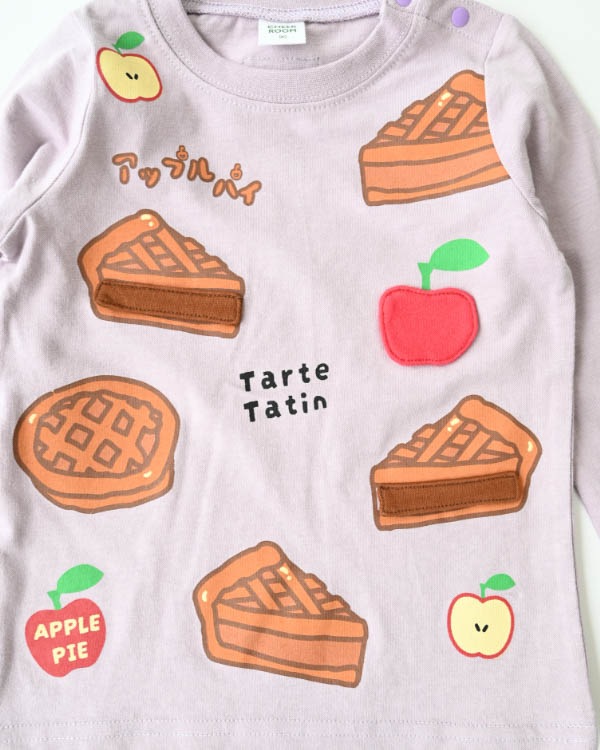 【26PS】アップルパイロングＴシャツ / ラベンダー