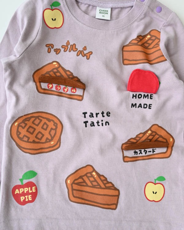 【26PS】アップルパイロングＴシャツ / ラベンダー