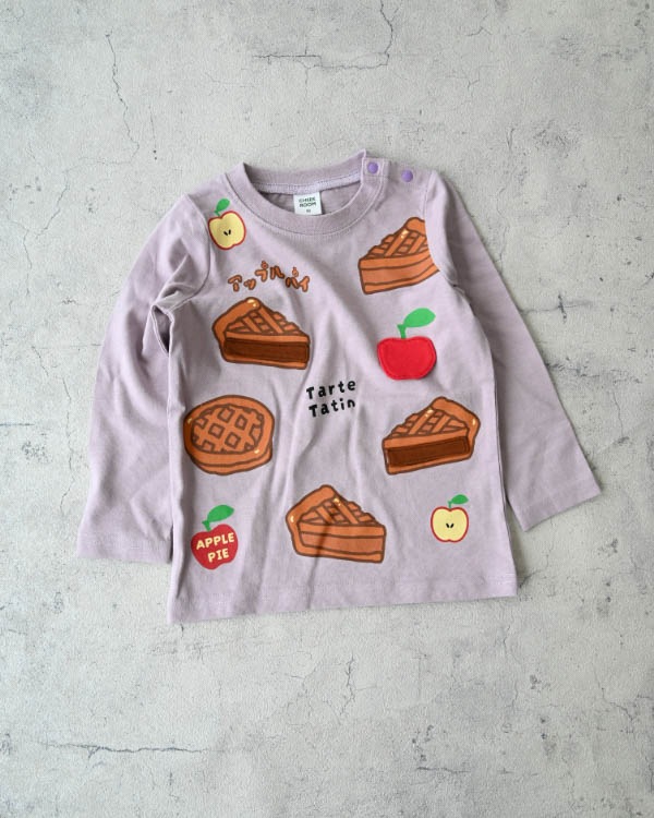 【26PS】アップルパイロングＴシャツ / ラベンダー