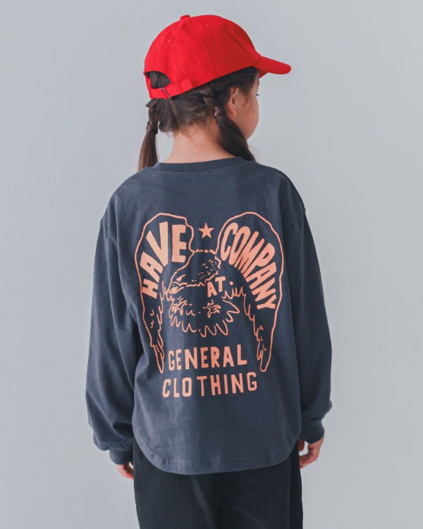 【セカンド】DAILYロングＴシャツ / チャコールグレー