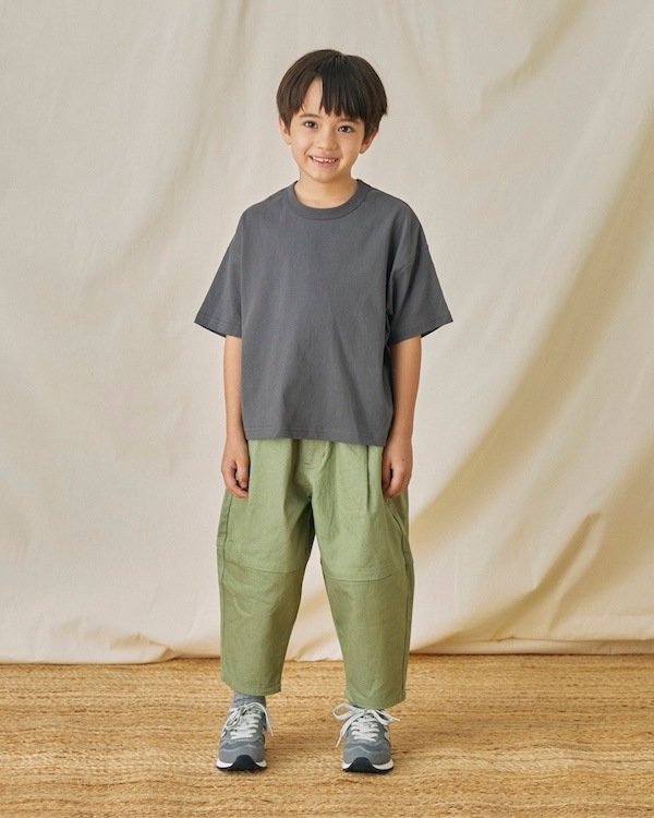 【フォブ】PLAIN Tシャツ / チャコールグレー