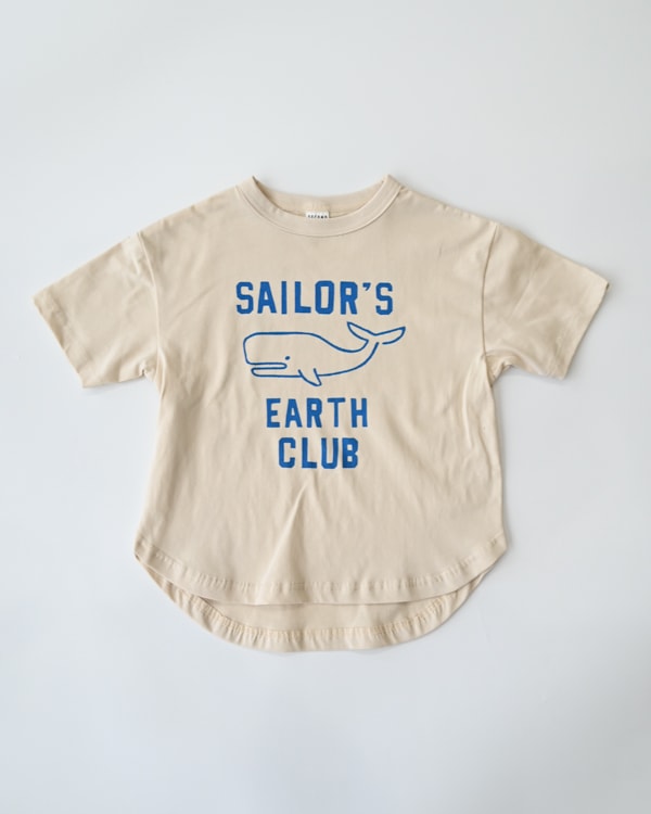 【セカンド】EARTH CLUB Tシャツ / アイボリー