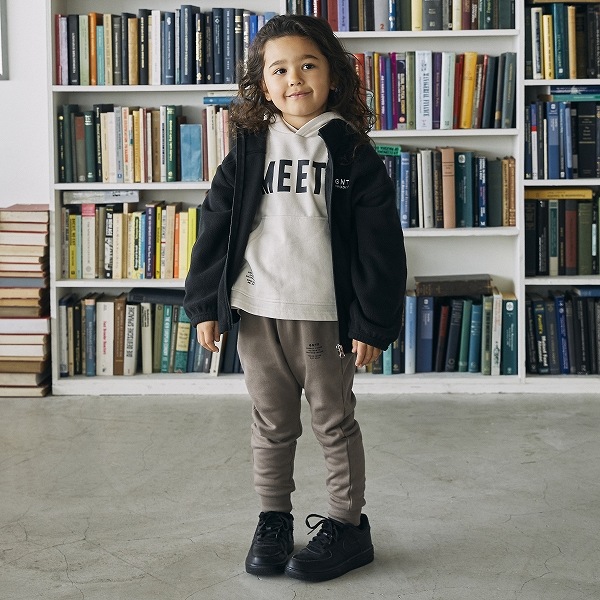 【25FW】フリーススタンドカラーJK / ブラック