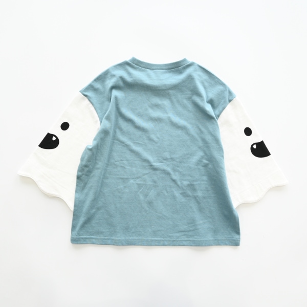【25FW】おばけ袖 ロングＴシャツ / ブルー