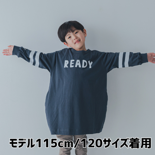 【25FW】ライン コクーンワンピース / チャコールグレー