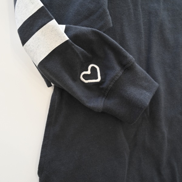 【25FW】ライン コクーンワンピース / チャコールグレー