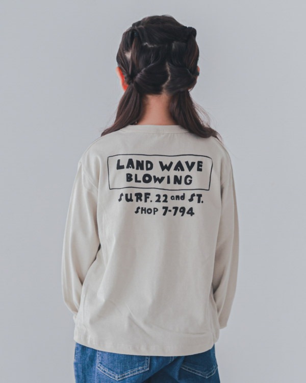 【26PS】LONG BEACHロングＴシャツ / アイボリー