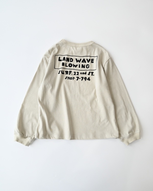 【26PS】LONG BEACHロングＴシャツ / アイボリー