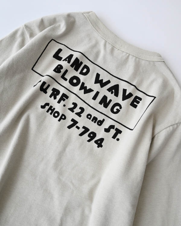 【26PS】LONG BEACHロングＴシャツ / アイボリー