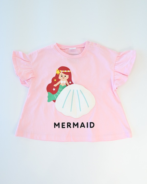 【チークルーム】マーメイド Tシャツ / ピンク