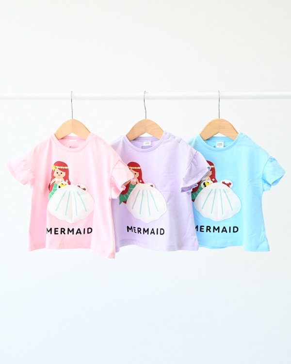 【チークルーム】マーメイド Tシャツ / ピンク
