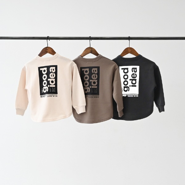 【25FW】goodidea トレーナー / アッシュグレー