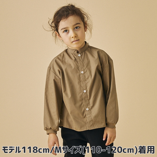 【25FW】マオカラーシャツ / グレージュ