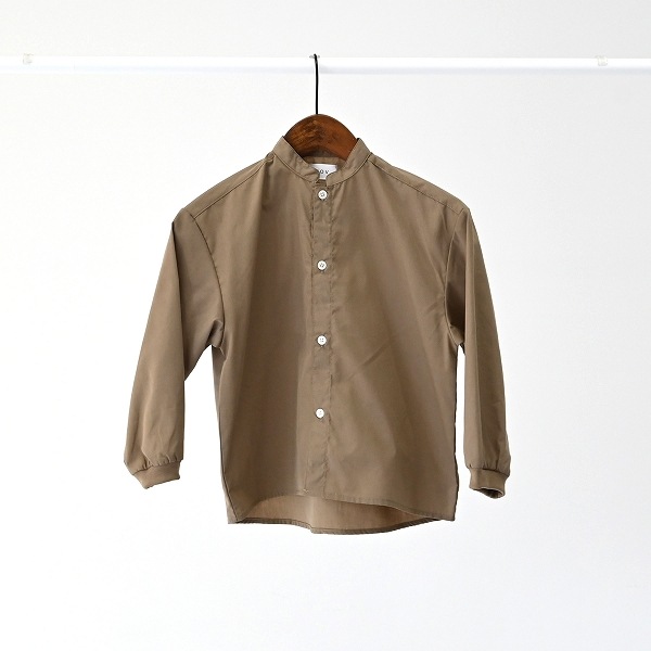 【25FW】マオカラーシャツ / グレージュ