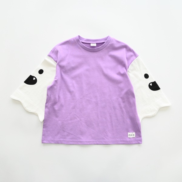 【25FW】おばけ袖 ロングＴシャツ / ラベンダー