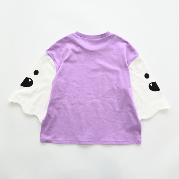 【25FW】おばけ袖 ロングＴシャツ / ラベンダー