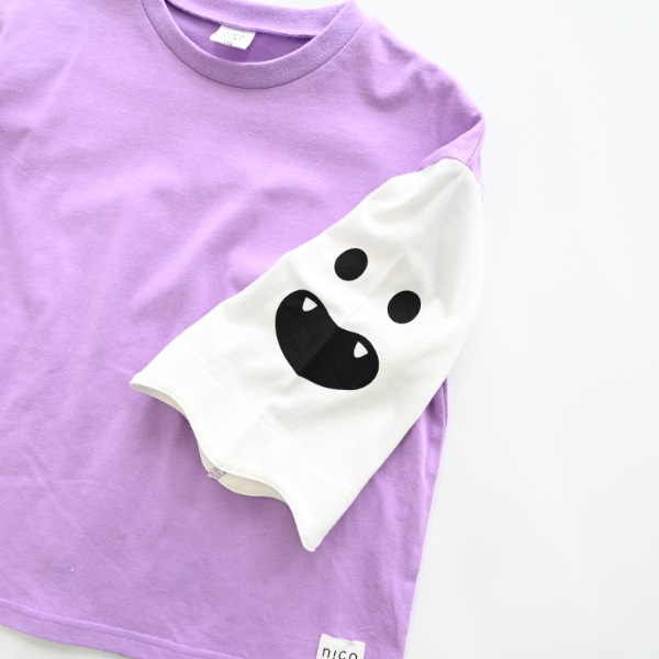 【25FW】おばけ袖 ロングＴシャツ / ラベンダー