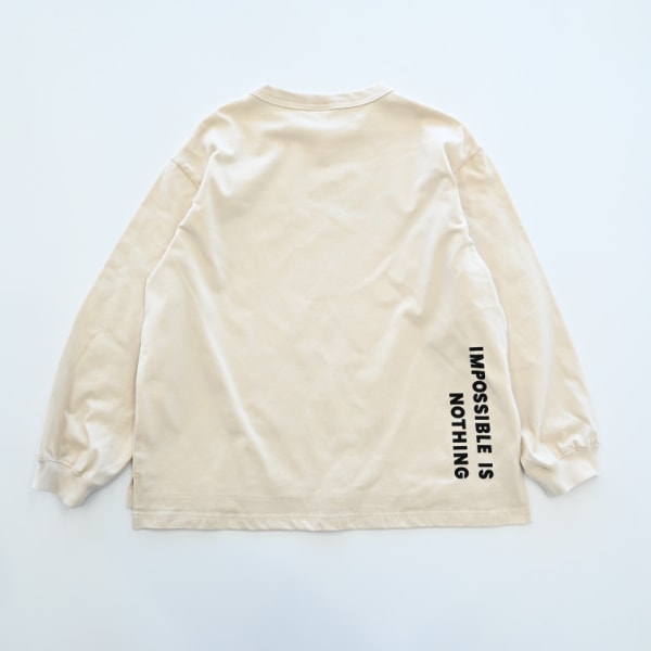 【25FW】GOOD TIME ロングTシャツ / サンド