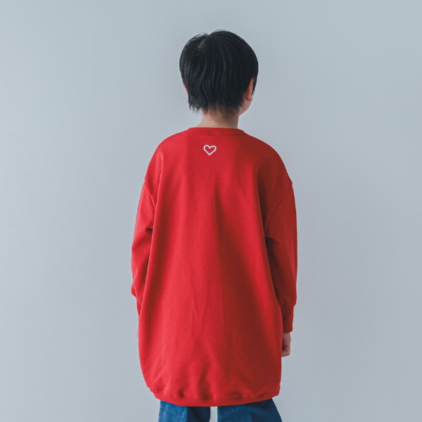 【25FW】DREAMY スウェットワンピース / レッド