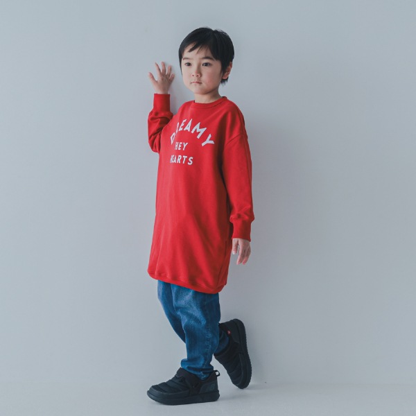 【25FW】DREAMY スウェットワンピース / レッド