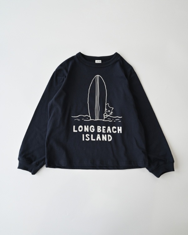 【セカンド】LONG BEACHロングＴシャツ / ネイビー