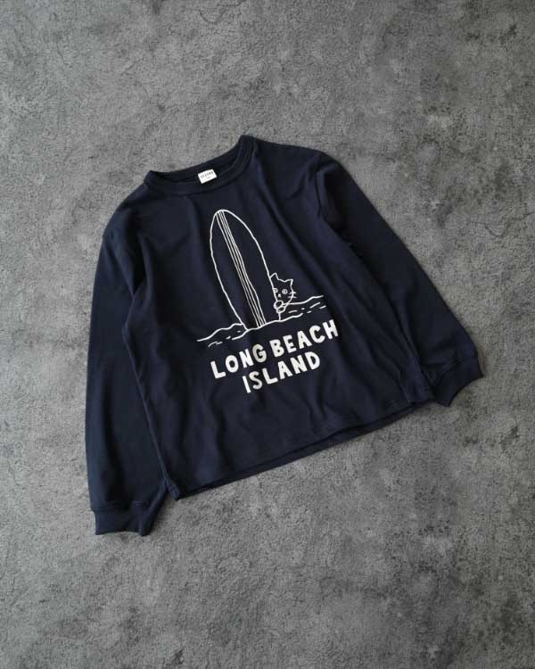 【セカンド】LONG BEACHロングＴシャツ / ネイビー
