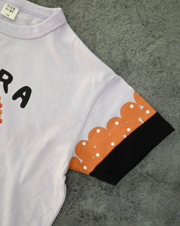 【ニコフラート】いくらづくし Tシャツ / オフホワイト