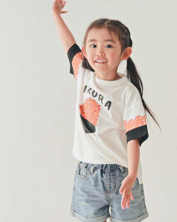 【ニコフラート】いくらづくし Tシャツ / オフホワイト