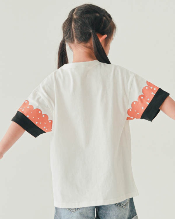 【ニコフラート】いくらづくし Tシャツ / オフホワイト